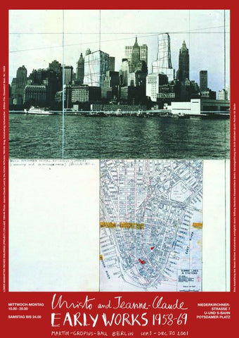 Lower Manhattan Wrapped Buildings, Project for NYC (Collage, 1964-1966)