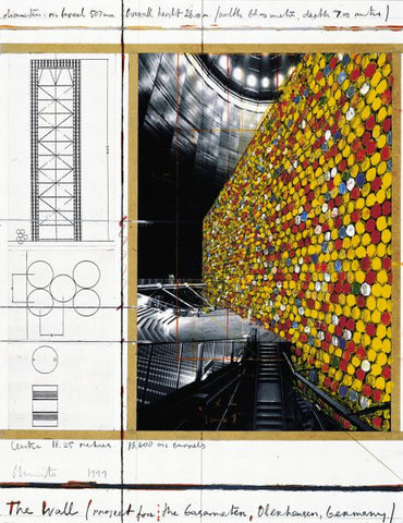The Wall, Project for Gasometer Oberhausen (Collage, 1999)